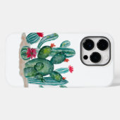 Waterverf Cactus Bloedventielen Planten Case-Mate iPhone Case (Achterkant (horizontaal))