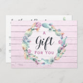 Waterverf Cactus Boho (Voorkant / Achterkant)