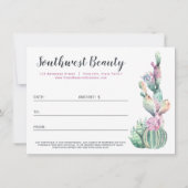 Waterverf Cactus Boho (Achterkant)