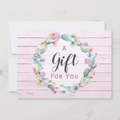 Waterverf Cactus Boho (Voorkant)