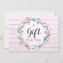 Waterverf Cactus Boho