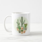 Waterverf Cactus Cacti Potlood Planten Succulents Koffiemok (Links)