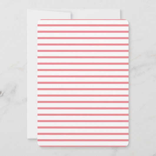 Waterverf Cactus en Hearts Greenery Baby shower Kaart (Achterkant)