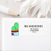 waterverf Cactus Etiket (Insitu)