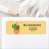 waterverf Cactus Etiket (Insitu)