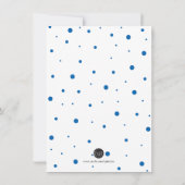 Waterverf Cactus Fiesta verjaardagsfeestje Kaart (Achterkant)