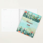 Waterverf Cactus Flower Planner (Display)