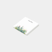 Waterverf Cactus Flowers Post-it® Notes (Schuin)