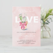 Waterverf Cactus Galantine Baby shower (Staand voorkant)