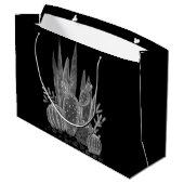 Waterverf, cactus grote cadeautas (Achterkant Gekanteld)