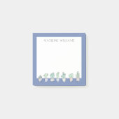 Waterverf Cactus in rij Post-it® Notes (Voorkant)