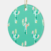 Waterverf Cactus Keramisch Ornament (Links)