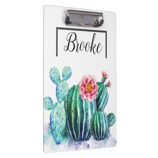 waterverf Cactus Klembord (Rechts)