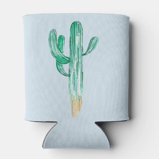 Waterverf Cactus Koozie (Achterkant)