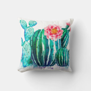 waterverf Cactus Kussen
