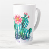 waterverf Cactus Latte Mok (Rechterhoek)