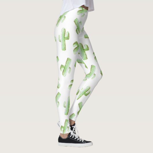 Waterverf Cactus Leggings (Rechts)