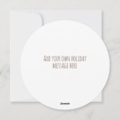 Waterverf Cactus & Lightronde kerstKaart (Achterkant)