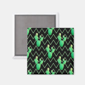 Waterverf Cactus Magneet (Voorkant / Achterkant)