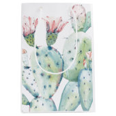 Waterverf Cactus Medium Cadeauzakje (Voorkant)