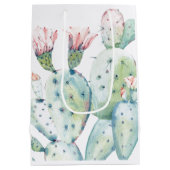 Waterverf Cactus Medium Cadeauzakje (Achterkant)