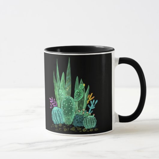 Waterverf, cactus mok (Rechts)
