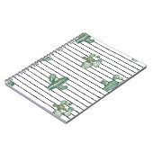 Waterverf cactus naadloos patroon notitieboek (Linkerzijde)