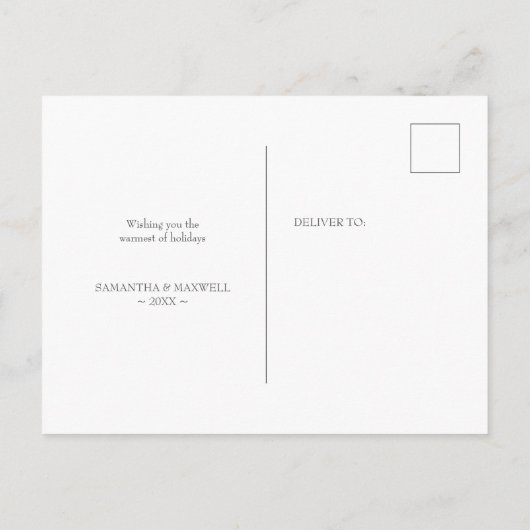 Waterverf Cactus New Home Moving Announge Briefkaart (Achterkant)