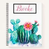 waterverf Cactus Notitieboek (Voorkant)