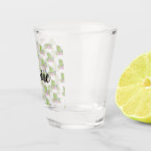 Waterverf Cactus Op Maat Gepersonaliseerd Shot Glas (Rechts)