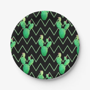 Waterverf Cactus Papieren Bordje