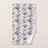 Waterverf Cactus Patroon Bad Handdoek (Handdoek)