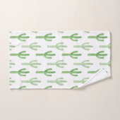 Waterverf Cactus Patroon Bad Handdoek (Handdoek)