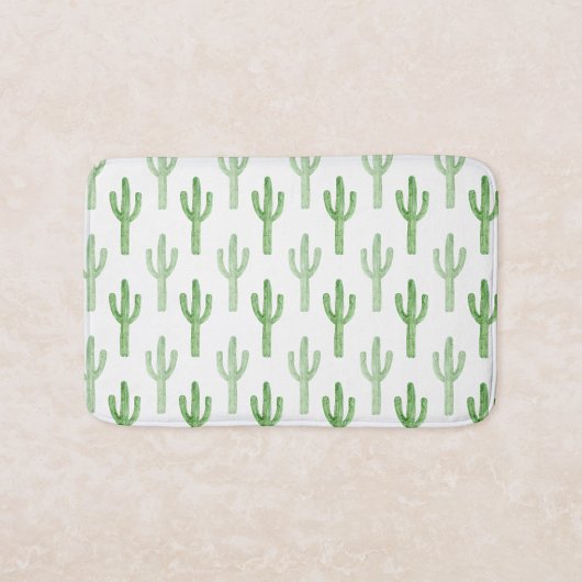 Waterverf Cactus Patroon Badmat