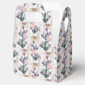 Waterverf Cactus Patroon Bedankdoosjes (Geopend)