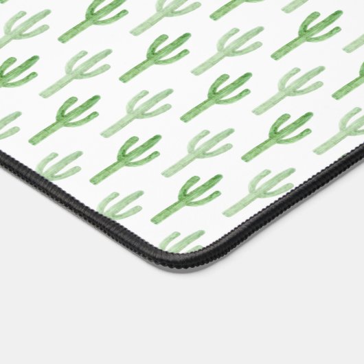 Waterverf Cactus Patroon Bureaumat (Hoek)