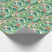 Waterverf Cactus Patroon Cadeaupapier (Hoek)