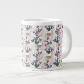 Waterverf Cactus Patroon Grote Koffiekop (Voorkant rechts)