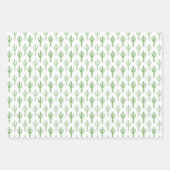 Waterverf Cactus Patroon Inpakpapier Vel (Voorkant 3)