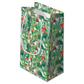 Waterverf Cactus Patroon Klein Cadeauzakje (Achterkant Gekanteld)