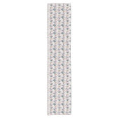 Waterverf Cactus Patroon Korte Tafelloper (Voorkant)
