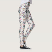 Waterverf Cactus Patroon Leggings (Rechts)