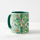 Waterverf Cactus Patroon Mok (Voorkant links)