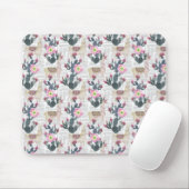 Waterverf Cactus Patroon Muismat (Met muis)