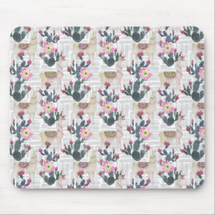 Waterverf Cactus Patroon Muismat