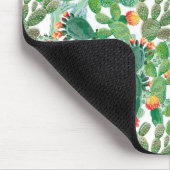 Waterverf Cactus Patroon Muismat (Hoek)