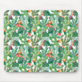 Waterverf Cactus Patroon Muismat (Voorkant)