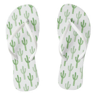 Waterverf Cactus Patroon Teenslippers