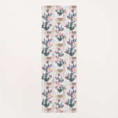 Waterverf Cactus Patroon Yogamat (Voorkant)