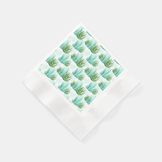 Waterverf cactus patroonservetten servetten (Hoek)